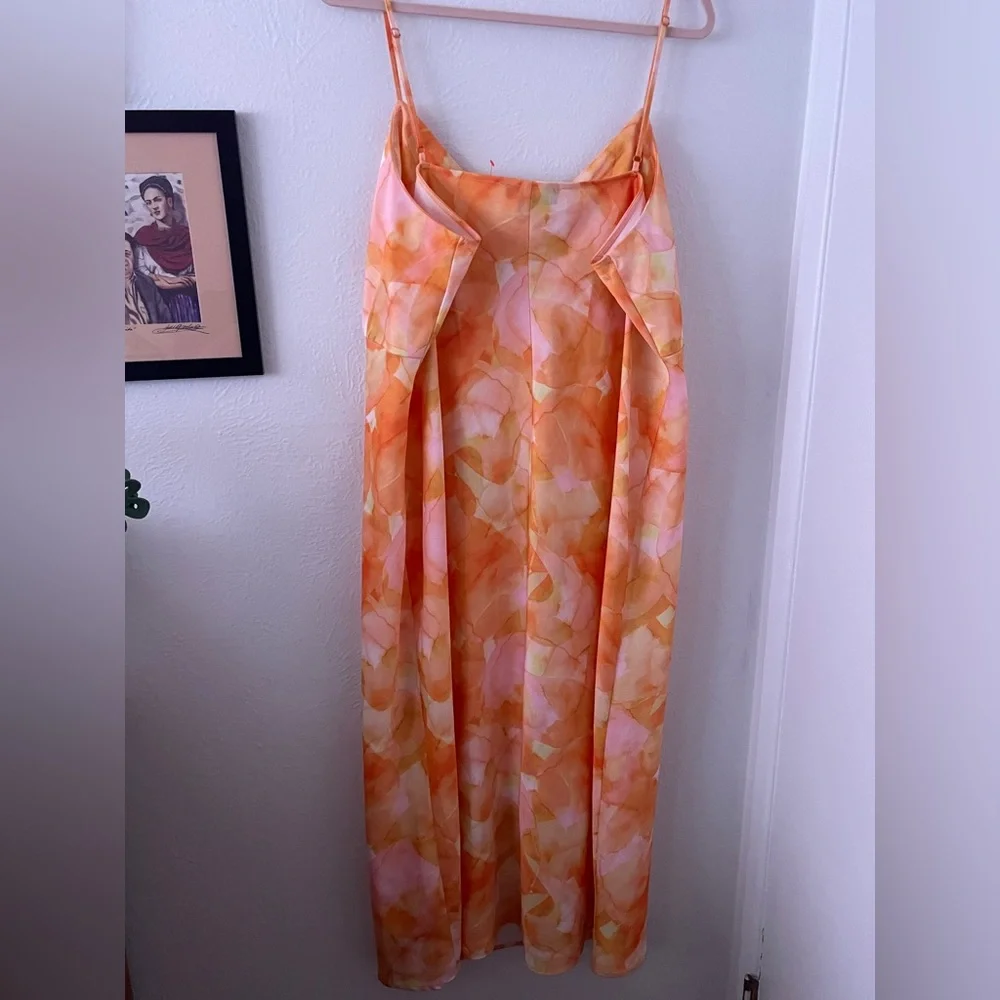Eloquii Apricot Blossom Slip Dress, 20 - Picture 5 of 9